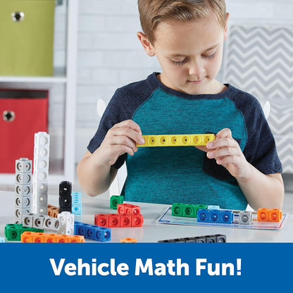 Learning Resources MathLink Cubes Kindergarten Math Activity Set Sea Adventures! - 115 Pieces, Age 5+, STEM Teaching Toys, Kindergartner Games