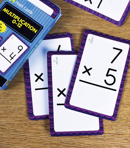 Carson Dellosa 54 Multiplication Flash Cards, Flashcards Covering All Times Table Facts Through 12, Math Games for Kids 8-12, 3rd Grade Mathematics and Up