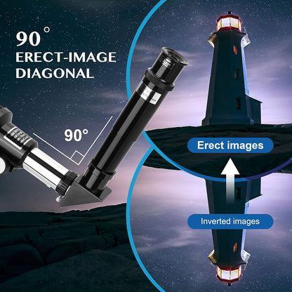AOMEKIE 40/400 Portable Telescopes with Tabletop Tripod 2 Eyepieces for Kids and Astronomy Beginners with Finderscope and Compass,Space,Gifts(32, x)