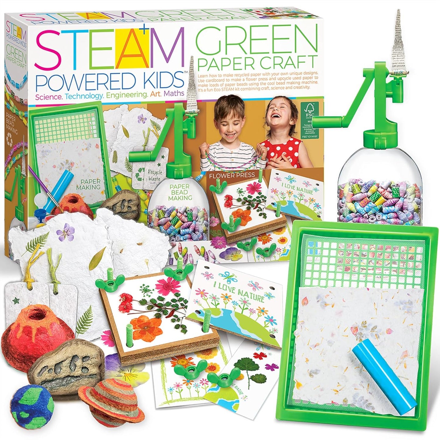 4M | STEAM Dinosaur World Exploration| Hands-On Science Kit with Dinosaur Figures & Fossil Experiments for Kids Ages 5+ - Educational Paleontology Toy Gift