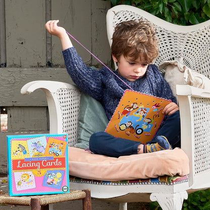 eeBoo Good Deeds Lacing Cards/Set of 5 Cards/Ages 5+
