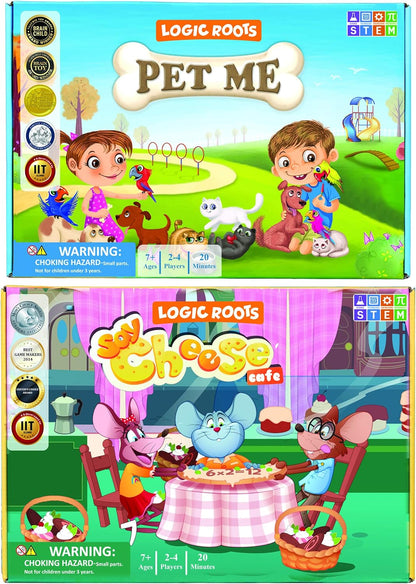 Multiplication and Division Game - Fun Math Board Game, Easy Start STEM Toy, Educational Gift for Kids (Girls & Boys), Homeschoolers, Grade 1 and Up (Pet Me)