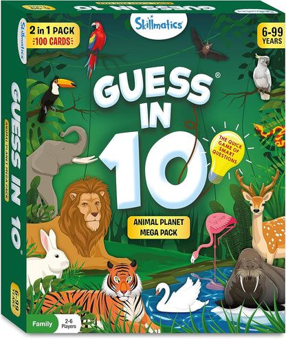 Skillmatics Guess in 10 NASA Space, Perfect for Boys, Girls, Kids & Families Who Love Card Games, Educational Toys, Travel Games, Gifts for Ages 8, 9, 10 and Up