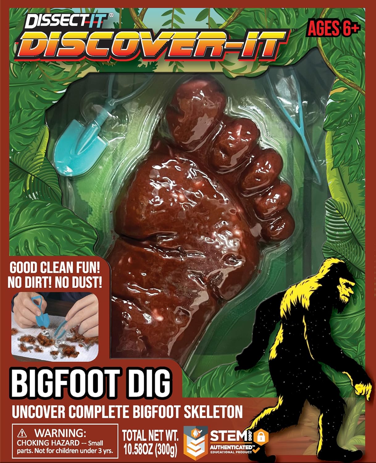 Dissect-It Discover-It Dinosaur Dig Kit, Dissecting Gel Kids Science Kit Project to Learn Anatomy, STEM Toys for Ages 6 and Above