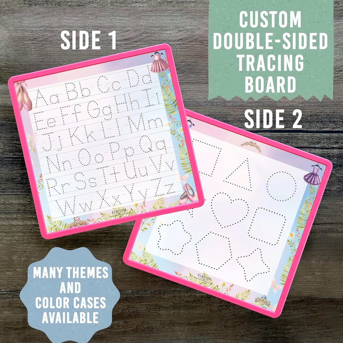 Kid's Name Tracing Board | Dry Erase Letter Tracing | Reusable Writing Practice Board | Personalized | Ballet Theme