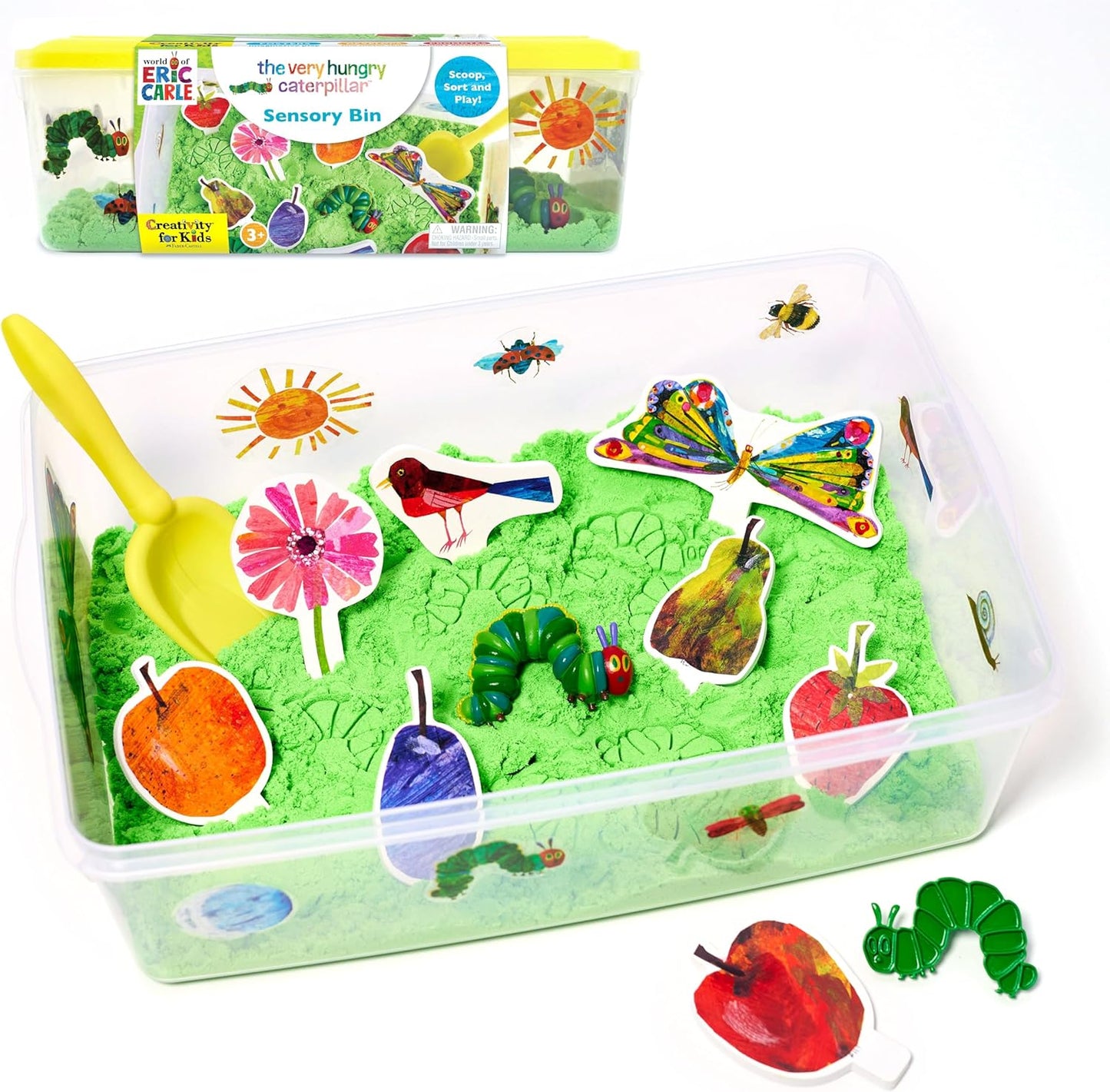 Creativity for Kids Sensory Bin: Dinosaur Dig - Toddler Sensory Toys, Sensory Bin Filler and Toddler Activities for Boys and Girls, Dinosaur Toys for Kids Ages 3-5+
