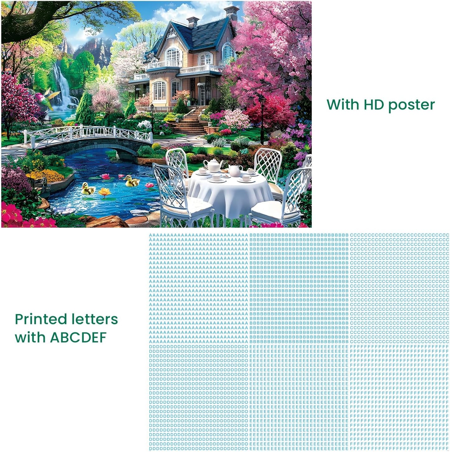 300 Piece Puzzles for Adults,Beautiful Nature Landscape Puzzle for Adults Kids Seniors,Recycled Cardboard Unique House Puzzle 300 Piece,Challenging Family Game Great Gift for Family Friends,20.5x15 in