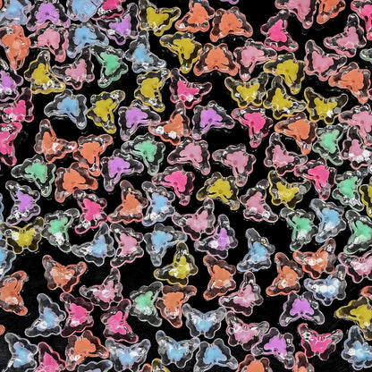 200g+ Candy Bulk Assorted Cute Kandi Beads for Jewelry Making, Bracelet Making Kit, Craft Supplies Charm Beads(Mixed II)