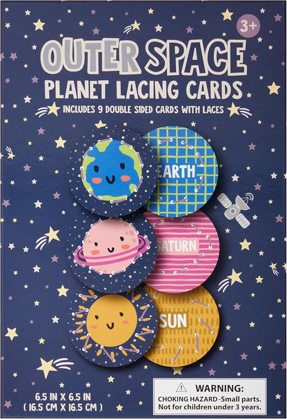 C.R. Gibson Outer Space Lacing Cards (BBLC-25345)