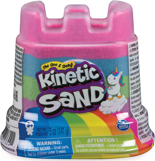 Kinetic Sand, Rainbow Unicorn Multicolor 5oz Single Container, for Kids Aged 3 and Up