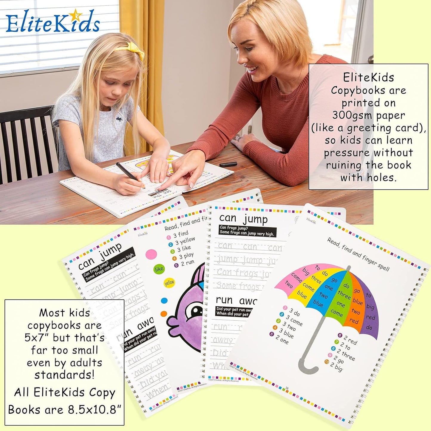 Magic Grooved Writing Practice for Kids, Trace Books for Kids Ages 3-5, 6-8, Handwriting Practice for kids 5-7, Teacher-Designed Reusable Magic Practice Copybook for Kids ages 3-8 (8.7×6.9in)