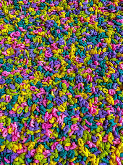 2 Cups of Rainbow Pasta Sensory Bin Filler for Sensory Table - Elbow Noodles
