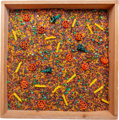 Sensory Rice, Sensory Bin Filler, Sensory Filler, Sensory Bins, 4th of July Toys, Sensory Bin Tools, Sensory Table Filler (4th of July Sensory Rice, 4 Cups)