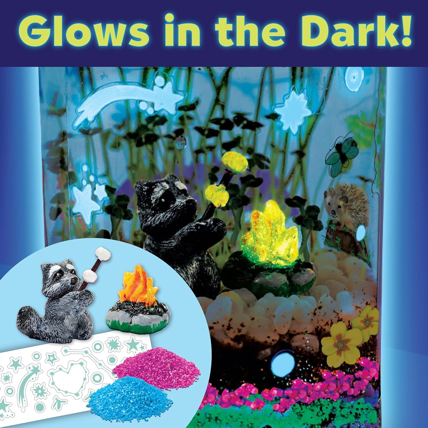 Creativity for Kids Grow 'N Glow Terrarium Kit - Educational Science Kits| Spring Crafts for Kids Gifts for Boys and Girls | Craft and STEM Projects (Ages 6+)
