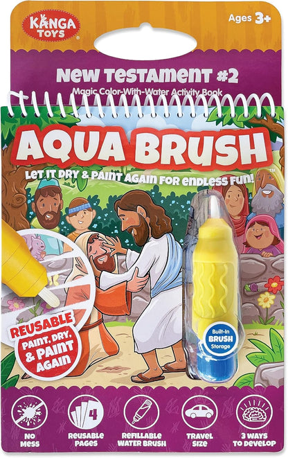 Water Reveal Coloring Scripture Book for Kids Ages 3+. New Testament Bible Stories: Preschool, Elementary, Primary, Christian, Religion