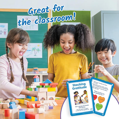 hand2mind Social Emotional Task Cards for Ages 3+, Social Emotional Learning, Play Therapy Toys for Counselors, Social Skills Activities for Kids, Conversation Starters, Emotional Regulation for Kids