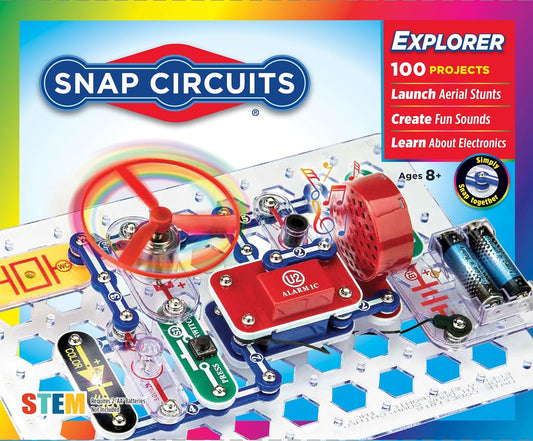 Snap Circuits Classic SC-300 Electronics Exploration Kit | Over 300 Projects | Full Color Manual Parts | STEM Educational Toy for Kids 8+ 2.3 x 13.6 x 19.3 inches