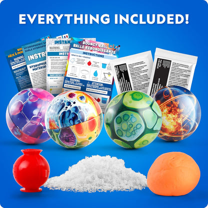 Blue Marble Science Surprise Christmas Ornament Kit for Kids- 4 Dig Kit Ornaments with Gemstone and Dinosaur Dig Bricks, Dino Digging Toys for Kids, Gem Excavation Stocking Stuffer for Boys and Girls