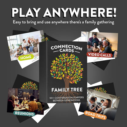 101 Conversation Cards for Kids - Family Question Games for Kids and Adults, Christmas Dinners, Game Nights, Holiday Gatherings & Gifts - Prompts for Confidence, Social Skills & Meaningful Connection
