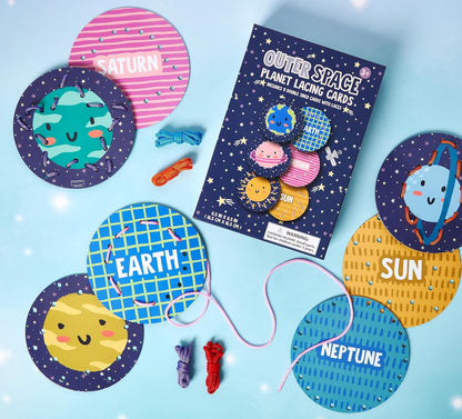 C.R. Gibson Outer Space Lacing Cards (BBLC-25345)