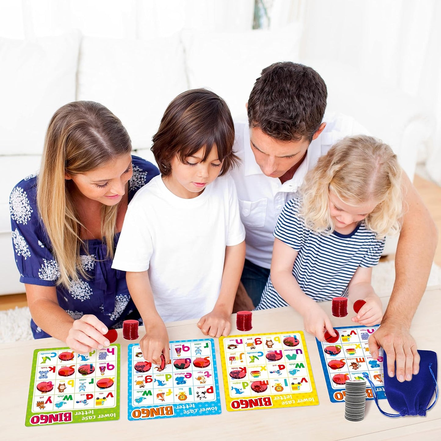 SpriteGru Multiplication & Division Bingo Game, 480 Math Problems, 2 Educational Math Board Game for Kindergarten and Preschool Kids 4-8, Perfect for Classroom & At Home (Up to 25 Players)