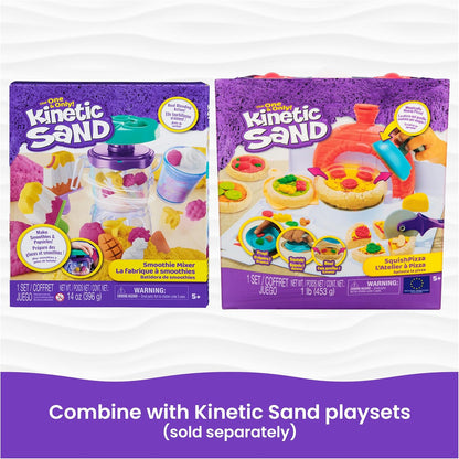 Kinetic Sand, Stamp N' Roll Crayon Multi-Pack with 12 oz Purple, Green, Blue & Red Play Sand, Toddler Toys, Arts and Crafts Kids Toys for Girls & Boys Ages 3 and up