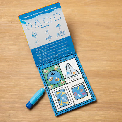 Melissa & Doug On The Go Water Wow! Mess Free Coloring Book, Reusable Water-Reveal Activity Pad, Alphabet, Travel Toys, Party Favors, for Toddlers & Kids Ages 3+ - FSC Certified