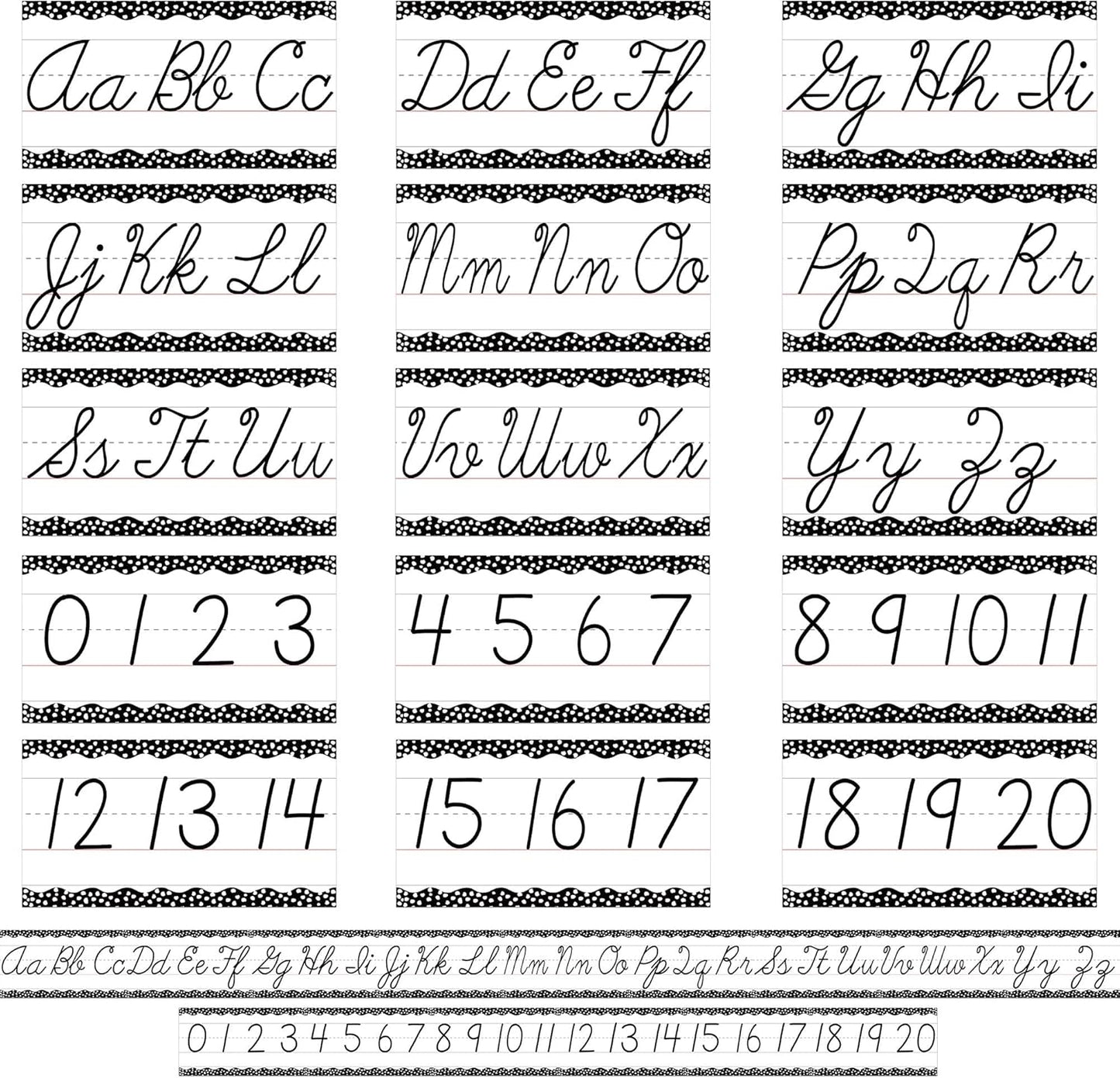 Alphabet for Classroom Wall - 15 PCS Crayon ABC Manuscript Alphabet Line for Classroom Wall Alphabet Bulletin Board Set for Pre School Elementary Classroom Homeschool, Playroom Bedroom Decorations
