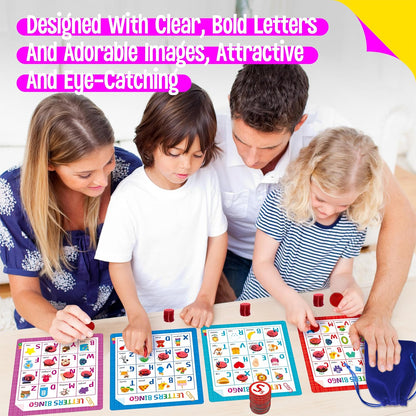 SpriteGru Multiplication & Division Bingo Game, 480 Math Problems, 2 Educational Math Board Game for Kindergarten and Preschool Kids 4-8, Perfect for Classroom & At Home (Up to 25 Players)
