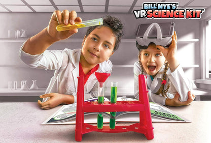 Abacus Brands Bill Nye's VR Science Kit - Virtual Reality Kids Science Kit, Book and Interactive STEM Learning Activity Set (Full Version - Includes Goggles) - for Ages 8 and Up