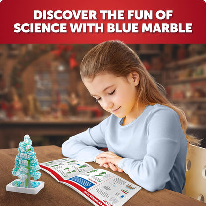 Blue Marble Science Surprise Christmas Ornament Kit for Kids- 4 Dig Kit Ornaments with Gemstone and Dinosaur Dig Bricks, Dino Digging Toys for Kids, Gem Excavation Stocking Stuffer for Boys and Girls