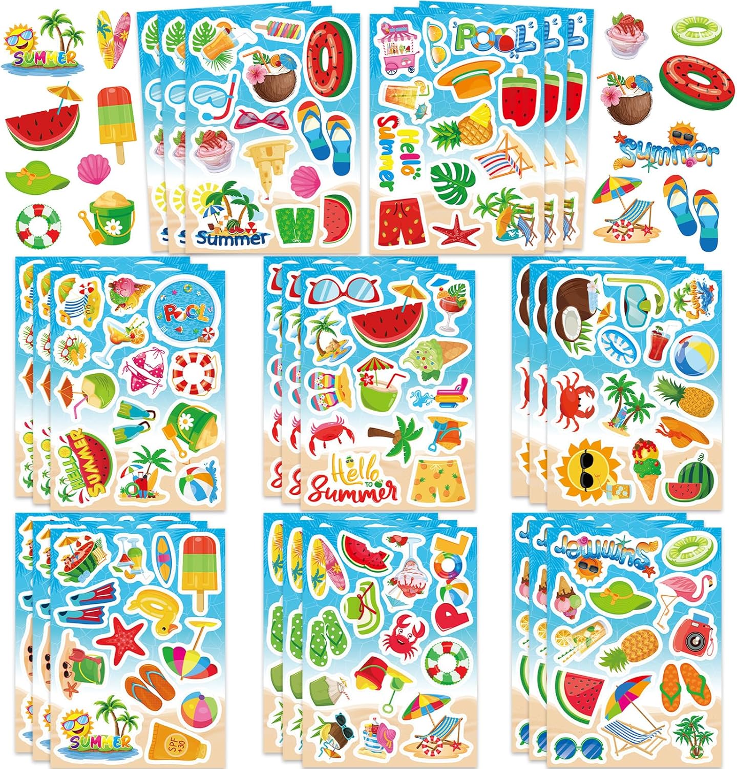 312 Pcs Science Stickers, Chemistry Biology Physics Laboratory Sticker Science Themed Stickers for Craft Supplies Classroom Rewards Party Decorations