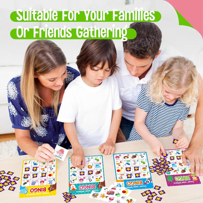 Sight Word Bingo Game, 144 Sight Words Learn to Read Level 1 & Level 2 Bingo Board Game Dolch's & Fry's Words Lists for Kindergarten and Preschool, Grade 1st, 2nd, Kids 4-8 (Up to 25 Players)