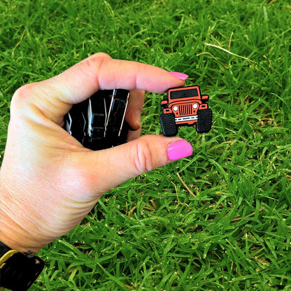 Off Road SUV Silicone Focal Bead Set | 12 Pc Mixed Pack Bikini Tuscadero Pink Bulk Wholesale You’ve Been Ducked Keychain Making Kit Beaded Pen Car Freshie Hanger DIY Grill