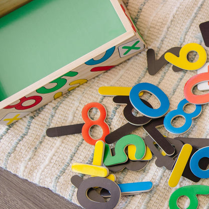 Melissa & Doug Deluxe Magnetic Letters and Numbers Set – 89 Wooden Alphabet Magnets & Numbers, Educational Learning Toys for Preschool Kids Ages 3+