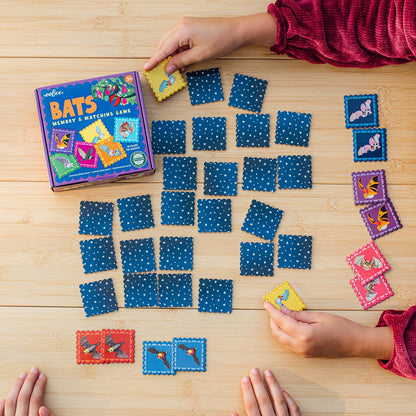 eeBoo: Memory & Matching Game- Little Birds- 18 Illustrated Matching Pairs, Concentration Tile Game, Informational Insert, Kids Ages 4+, 1-4 Players