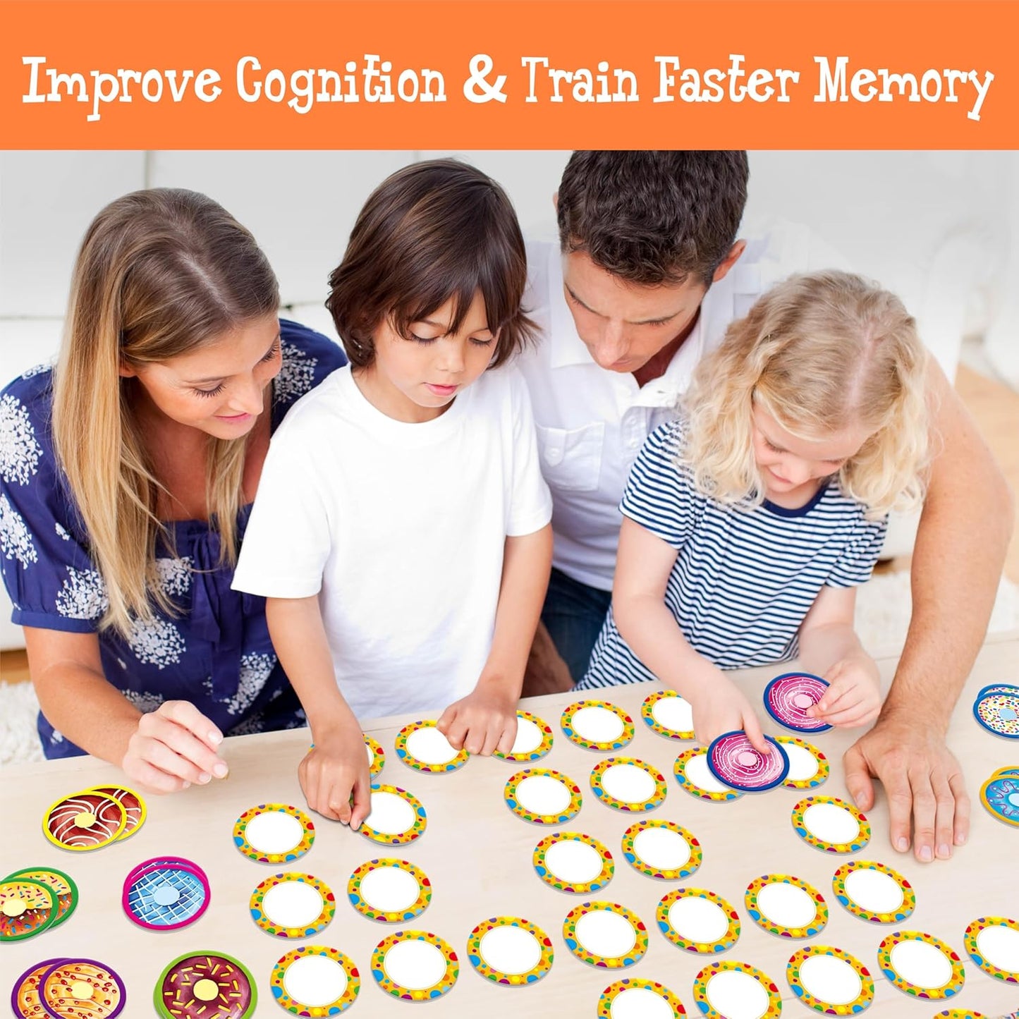 Memory Matching Game, 72 PCS Sight Words Matching Cards for Kids, 36 Pairs Memory Cards, Educational Toy for Children to Learn Sight Words 5+ Years Old