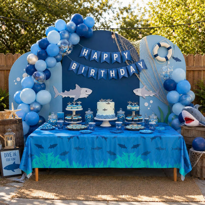 Blue Orchards Science Table Covers (Pack of 3) - 54"x108" XL - Science Birthday Party Decorations, Chemistry Party, Laboratory Theme Table Cloth