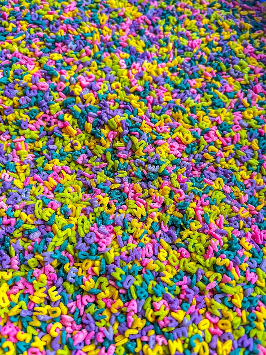 2 Cups of Rainbow Pasta Sensory Bin Filler for Sensory Table - Elbow Noodles