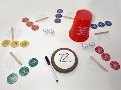 Full of Bull! Hilariously Fun Dice Bluffing & Mental Math Game to Help Master STEM Multiplication & Addition Skills, algebraic Thinking, Social IQ, Persuasion & intuitive Reasoning.