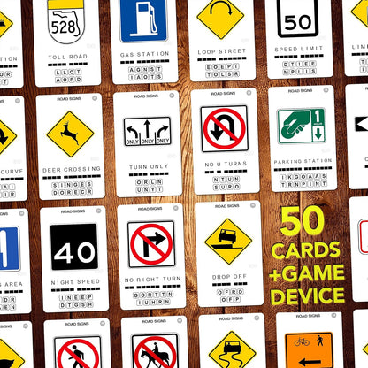100 PICS Brain Teasers Travel Game - Solve 100 Puzzles | Flash Cards with Slide Reveal Case | Card Game, Gift, Stocking Stuffer | Hours of Fun for Kids and Adults | Age 6+