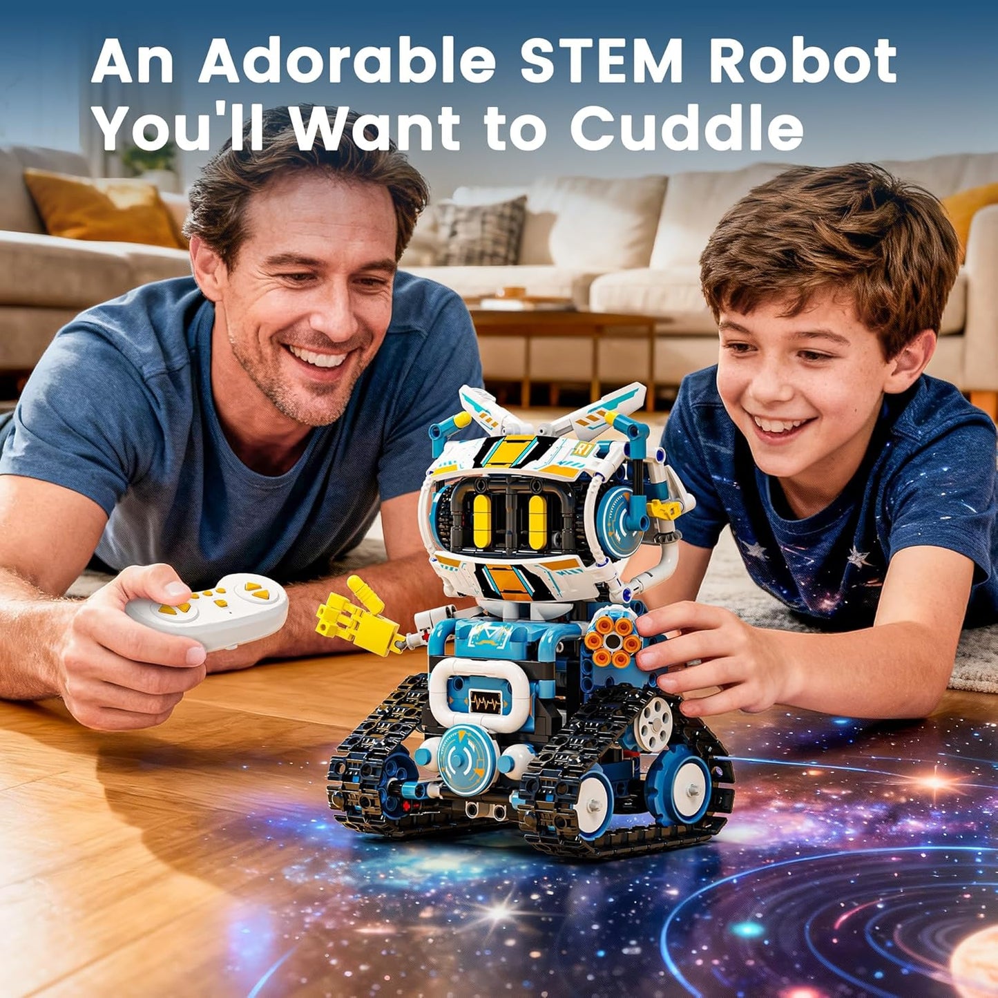 5 in 1 STEM Robotics Kit for Kids 8-12, APP & Remote Control Robot Building Kit, Science Project Kit & STEM Toys for Ages 8-13, Gifts for 8 Year Old Boys Girls