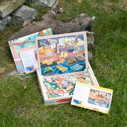 Melissa & Doug National Parks Wooden Picture Matching Magnetic Game Kids Animal Magnets Activity for Boys and Girls Ages 3+ - FSC-Certified Materials