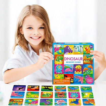 Memory Matching Game, 72 PCS Sight Words Matching Cards for Kids, 36 Pairs Memory Cards, Educational Toy for Children to Learn Sight Words 5+ Years Old