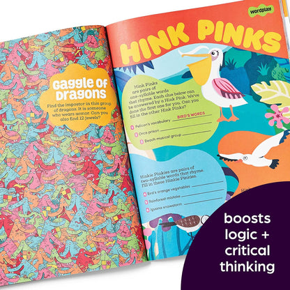 brainPLAY Nearly Impossible Puzzles: Highlights Puzzle Book for Kids with Super Hard Brain Teasers, Logic Games, Hidden Objects and Wordplay for Puzzle Lovers Ages 7 and Up (brainPLAY Puzzle Books)