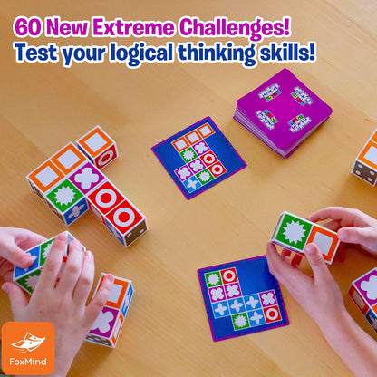 FoxMind Match Madness Board Game, Visual Recognition Matching Board Game, Family Puzzle Game to Develop Kids Problem Solving Skills