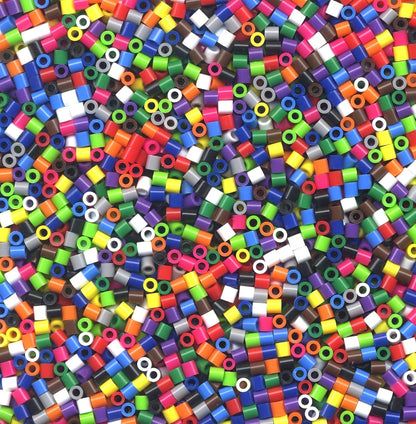 Perler Beads Fuse Beads for Crafts, 1000pcs, Multicolor Glow in the Dark