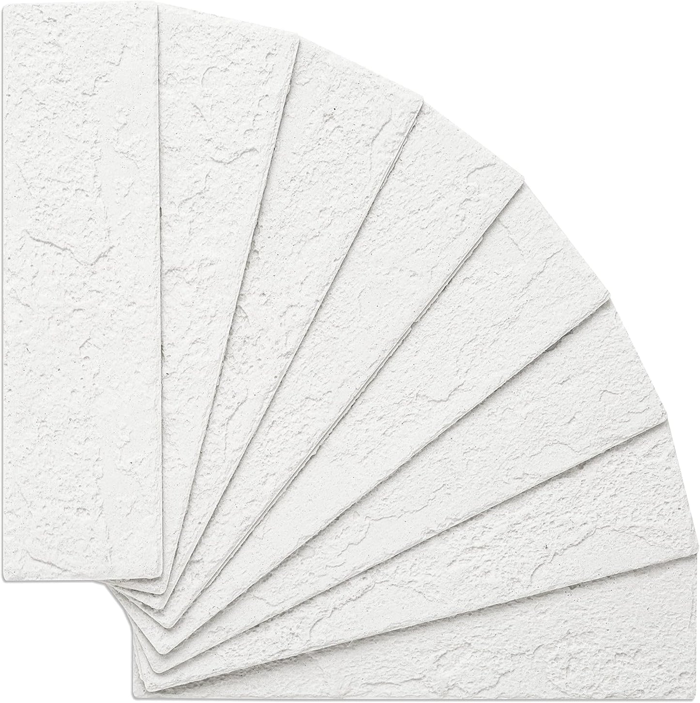 100 Whitewash Grey Faux Brick Wall Tiles, 3D Thin Brick Veneers for Bedroom, Bathroom, Kitchen, Fireplace and Fence Wall Panels (14.2 sq ft)
