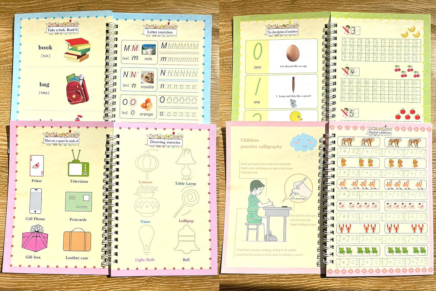 Magic grooved Writing Practice Book, Reusable grooved Handwriting Practice for Kids, Tiny Thinkers Handwriting Practice Magic Copybook, for grooved Writing Books for Kids 3-5