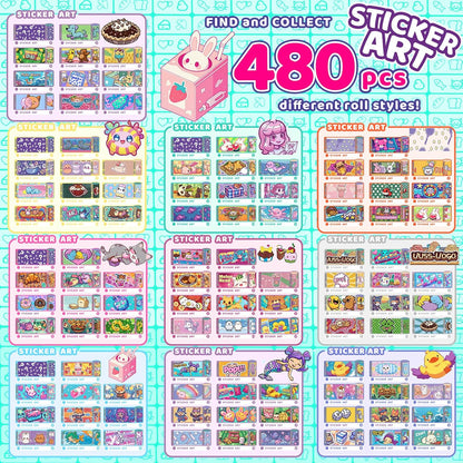Plunack DIY Sticker Jewelry Making Kits Bracelets for Kids, Stickers Set, Includes Beads & Charms & Pendants, 320Pcs Mini Holographic Stickers, Bracelet Making Kit for Girls 6-12 Birthday Gift
